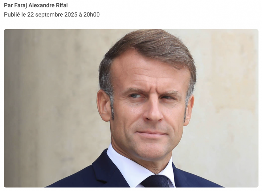 Valeurs actuelles. État palestinien : Emmanuel Macron commet une faute morale et politique