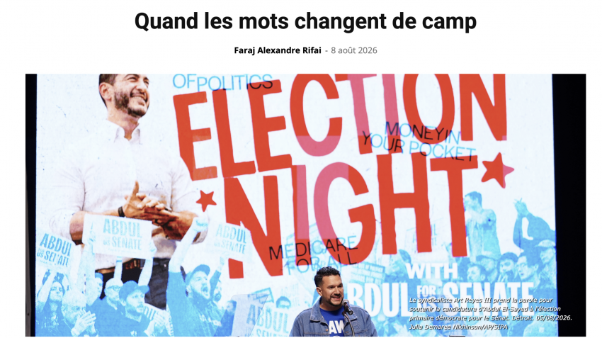 Faraj Alexandre Rifai : Quand les mots changent de camp | Causeur